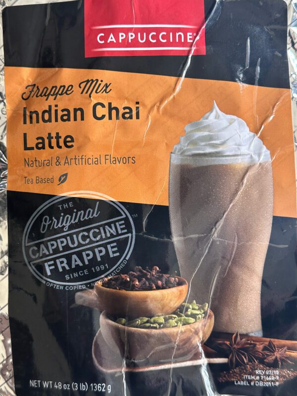 Cappuccine Frappe Indian Chai Latte 02