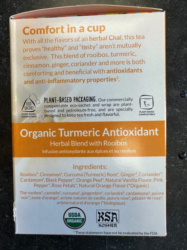 Two Leaves and a bud - Organic Turmeric Antioxidant TEA 02