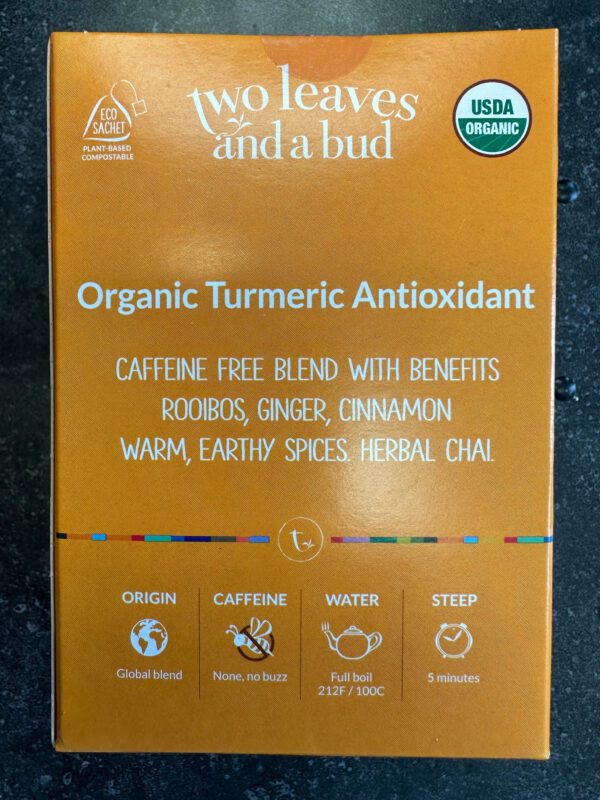Two Leaves and a bud - Organic Turmeric Antioxidant TEA 03